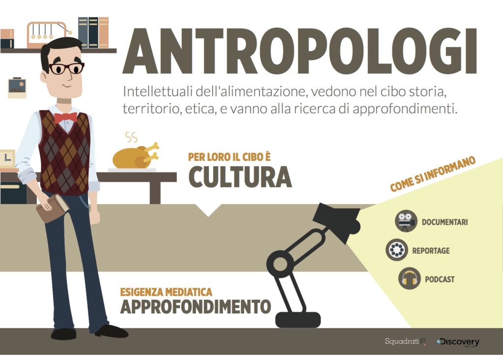 Antropologi - dieta mediatica dei food lovers